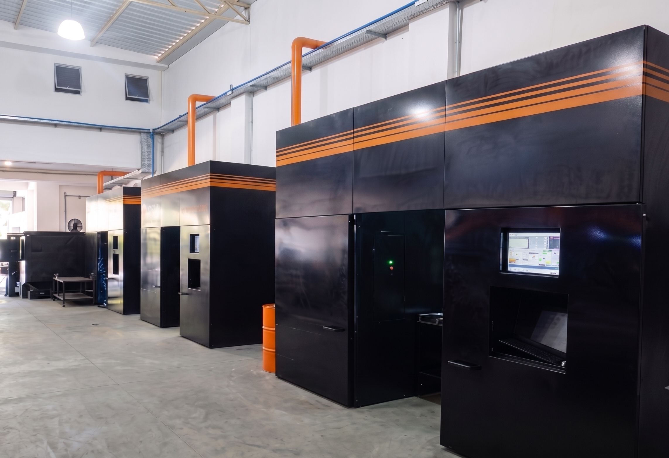 Parque fabril de usinagem CNC com máquinas de alta tecnologia em São Caetano do Sul